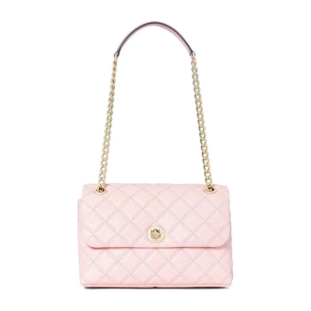 kate spade new york Natalia Medium Flap Shoulder Bag – Rose Smoke